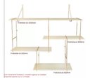 Ver imagem 2 de Kit Suporte P/ Prateleira Jardinagem Rack Jomer 2420