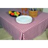 Toalha de Mesa Picnic - Vermelho Xadrez Arte & Tear Retangular - 1,80 x 1,50 m - 1