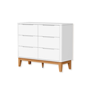 Ver imagem 1 de Cômoda Infantil Boom 6 Gavetas Branco Fosco
