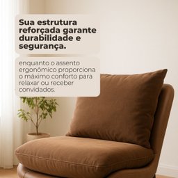 Poltrona Pipa White Arrow Marrom - 6