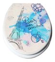 Ver imagem 1 de Assento Para Vaso Sanitário Em Madeira Bathlux Torre Eiffel