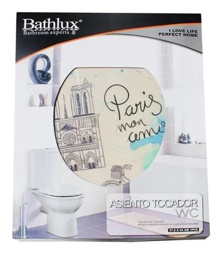 Assento Para Vaso Sanitário Em Uf Bathlux Torre Eiffel - 2