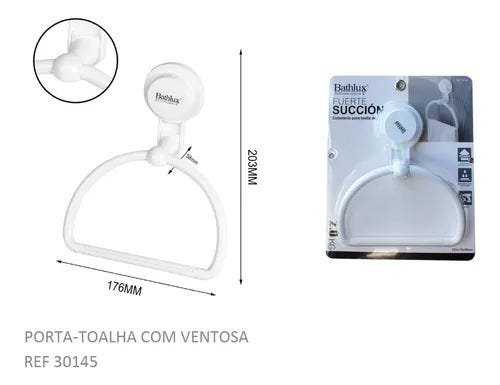 Porta Toalha Com Ventosa Bathlux - 3