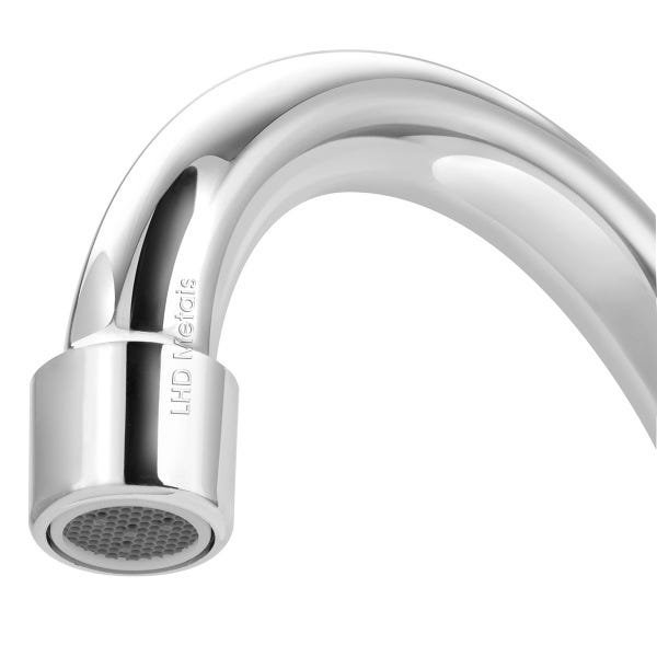 Torneira de Cozinha Mesa Metal Bica Movel Luxo 1/4v - 3