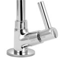 Ver imagem 4 de Torneira de Cozinha Mesa Metal Bica Movel Luxo 1/4v