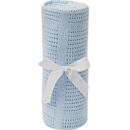 Mantinha Tricô Baby - Azul Buba Baby - 2