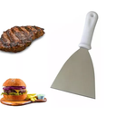 Ver imagem 5 de Kit 2 Espátulas Inox Lanche Reta E Curva Chapeiro E Cozinha