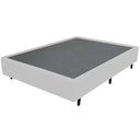 Ver imagem 1 de Cama Base Box Casal Sintético Branco 27x138x188 Rosana Colchões