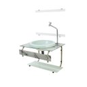 Ver imagem 3 de GABINETE DE VIDRO PARA BANHEIRO 70CM IT INOX COM CUBA CHAPEU - MÁRMORE BRANCO