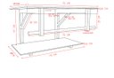 Ver imagem 6 de GABINETE DE VIDRO 70CM APX COM CUBA QUADRADA - MÁRMORE BRANCO