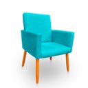Ver imagem 4 de Poltrona Cadeira para Sala Confortável e Minimalista Nina Suede