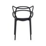 Kit 4 Cadeira Allegra Preta Polipropileno Sala de Jantar Cozinha - 6