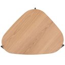 Ver imagem 4 de Mesa de Centro Orgânica Artesano 59 Cm (largura) em Mdp Hanover (mel) e Pés em Aço Preto