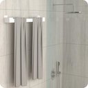 Ver imagem 2 de Porta Toalha Banho Suporte Banheiro Toalheiro Branco ELG