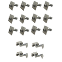 Ver imagem 1 de Kit 16un Grampo 12 Intermediários e 4 Finais Painel Placa Solar