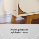 Ver imagem 7 de Rack Bancada 3 Gavetas Tvs até 75 Polegadas Selene - Cinamomo/off White