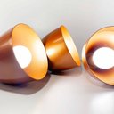 Ver imagem 4 de Pendente Triplo em Alumínio Bell Trio Utron Cobre