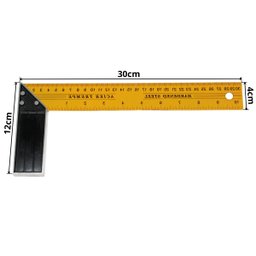 Esquadro de Aço 12" Cabo Metálico Profissional | Fertak - 2