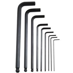 JOGO CHAVE ALLEN LONGA PONTA BOLA 9 PÇS 1,5 À 10 MM | IRWIN - 1