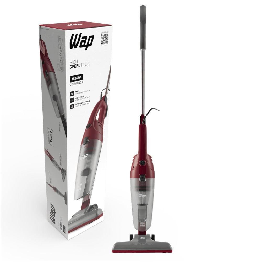 Aspirador de Pó Wap Vertical 3 Em 1 High Speed Plus 1350W Vermelho FW009105 - 127 - 15