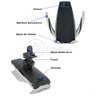 Carregador Suporte Veicular com Carregador Indução Qi Smart - 3