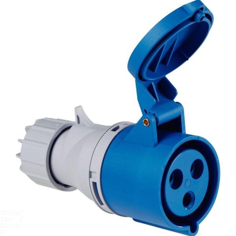 Tomada de Acoplamento Industrial 2p+t 32 a 220-250 Vca 6 H Tramontina Tramontina