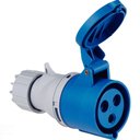 Ver imagem 1 de Tomada de Acoplamento Industrial 2p+t 32 a 220-250 Vca 6 H Tramontina Tramontina
