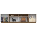 Ver imagem 4 de Rack TV Celen 89 pol 200cm MDF-MDP 3 Portas Off White e Cinamomo Mpozenato