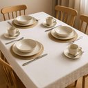 Ver mais imagens de Aparelho de Jantar 16 Peças Porto Brasil Cerâmica Off White Bio Latte Mesa Posta