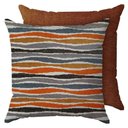 Ver imagem 1 de 2 Capas de Almofada Premium Veludo Laranja - 45x45 Id Decor