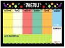 Ver imagem 1 de Quadro Planejador Semanal Cozinha Menu 29x40cm Metal