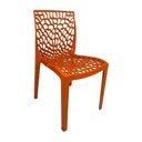 Ver imagem 3 de Kit 5 Cadeiras Gruvyer Terracota Restaurante Doceria Sala de Jantar
