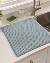 Ver mais imagens de Tapete Aparador Louça Escorredor Alta Absorção 45x40 cm:Azul Escuro