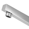 Braço/tubo Quadrado para Chuveiro/ducha Inox 30cm Luxo: Prateado - 3