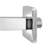 Braço/tubo Quadrado para Chuveiro/ducha Inox 30cm Luxo: Prateado - 4
