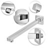 Braço/tubo Quadrado para Chuveiro/ducha Inox 30cm Luxo: Prateado - 6