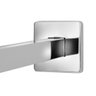 Braço/tubo Quadrado para Chuveiro/ducha Inox 30cm Luxo: Prateado - 5
