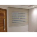 Ver imagem 2 de CORTINA ROLO DOUBLE VISION TECIDO ROLO DOUBLE VISION AM -3801 MESCLA ( COM BANDO) 2,25 L x 1,50 Alt