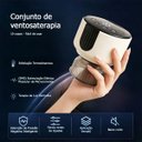 Ver imagem 5 de Ventosaterapia Eletrica a Vacuo Massagem 10 Copos Recarregavel Luz Vermelha Inflamacao Inchaco Fisio