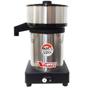 Extrator de Suco Super 1/2 Cv Industrial Vitalex Inox Bivolt