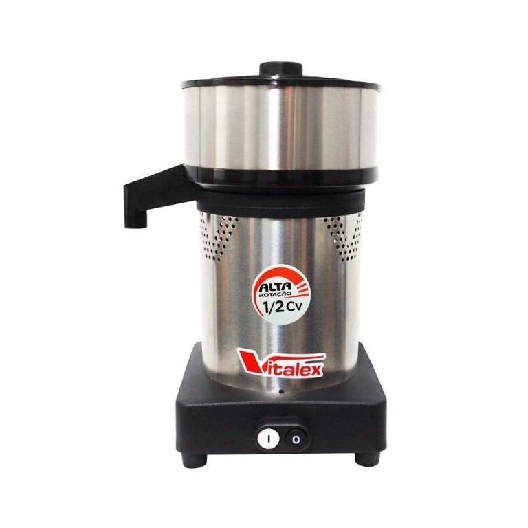 Extrator de Suco Super 1/2 Cv Industrial Vitalex Inox Bivolt