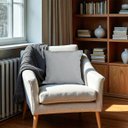 Ver imagem 5 de Kit 2 Almofadas Decorativa Quadrado 45x45 Cm Cm Sala Quarto Sofá Suede Prata Eli Móveis e Decoração