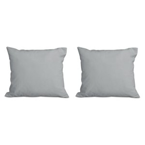 Kit 2 Almofadas Decorativa Quadrado 45x45 Cm Cm Sala Quarto Sofá Suede Prata Eli Móveis e Decoração