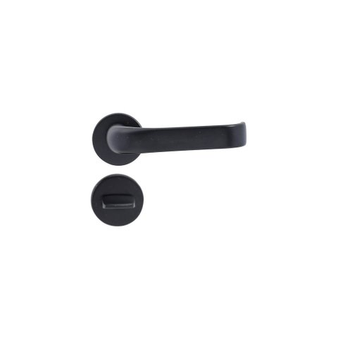 FECHADURA DUNA IMAB BANHEIRO WC PRETA PRETO PP TRANQUETA 40MM