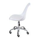 Ver imagem 3 de Kit 6 Cadeiras Luisa Saarinen Giratória, Home Office, Regulagem de Altura, Branco