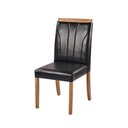 Ver imagem 4 de Kit 8 Cadeiras Decorativas Sala de Jantar Luxo Analice Facto Preto - Mozzelar