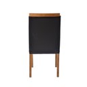 Ver imagem 6 de Kit 8 Cadeiras Decorativas Sala de Jantar Luxo Analice Facto Preto - Mozzelar