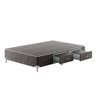 Base Box Gaveta Casal Spubio Spu + Incofal Marrom 138x188x35cm - 2