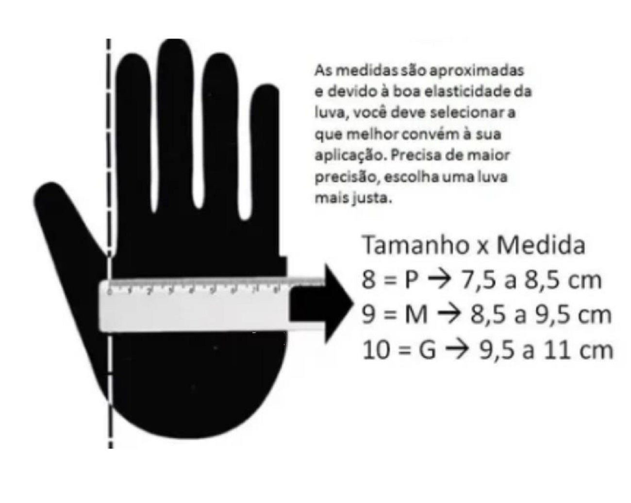 Luva Segurança Nylon Proteção Multi Tato Kit 10 Un. - 4