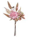 Ver imagem 1 de Buque Rosa Cabbage Ramalhete Misto C/fita (rosa Outono) 30cm